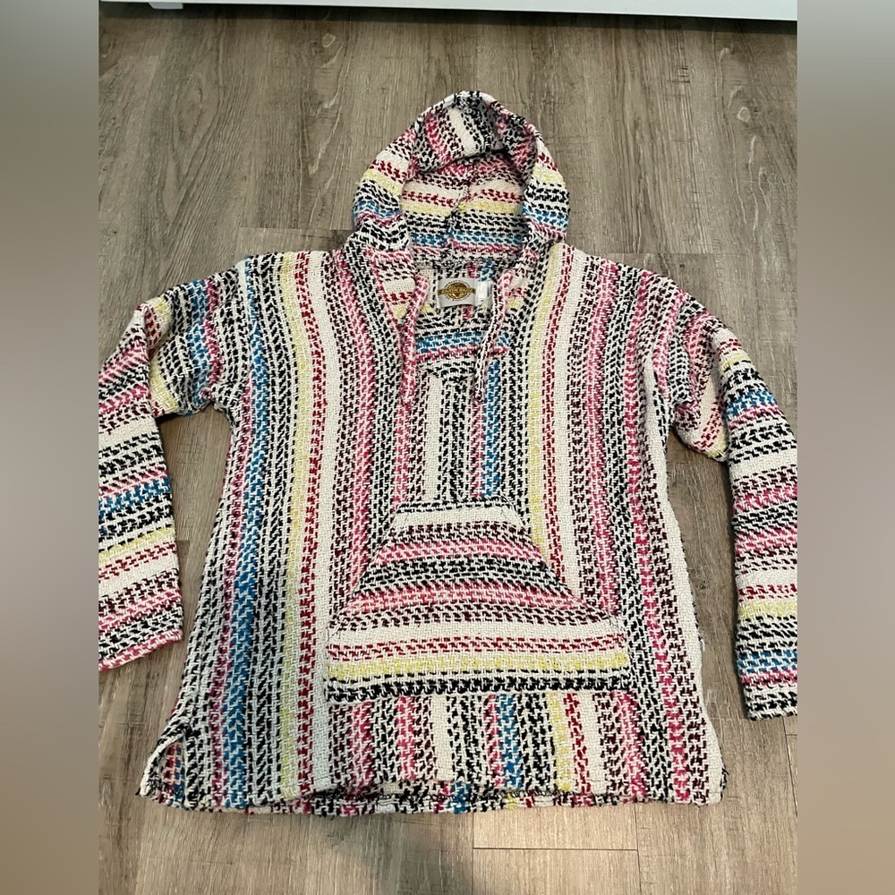 colorful poncho